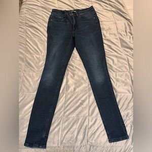 Express High Rise Dark Wash Jeans